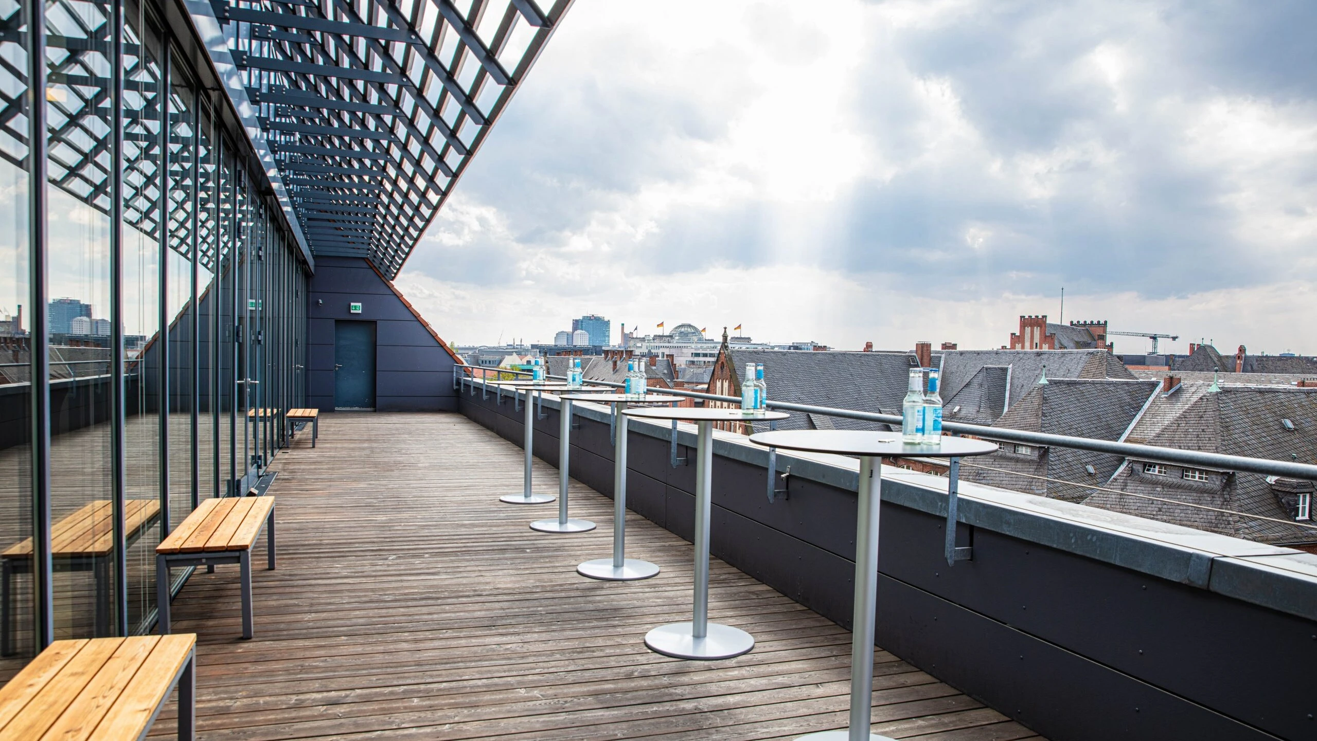Langenbeck-Virchow-Haus, Dachterrasse - Ausblick, photo: ©tanjabrueckner.de